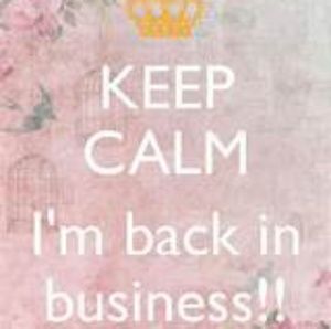 Keep Calm🤩 I'm back in business 😎😘